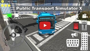 Gameplay video of Public Transport Simulator X 1