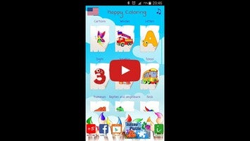 Gameplay video of Coloring Pages for Kids 1