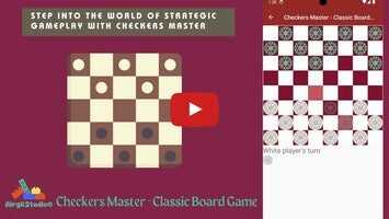 Gameplay video of Checkers Master 1