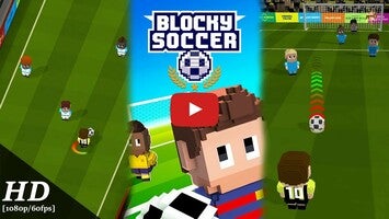 Gameplay video of Blocky Soccer 1