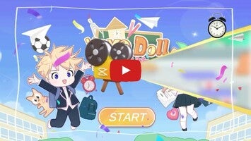 วิดีโอการเล่นเกมของ YOYO Doll: School life 1