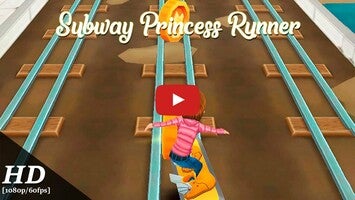 Gameplay video of Subway Princess Runner 1