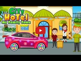 วิดีโอการเล่นเกมของ My Family Town : City Hotel 1