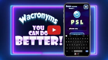 Vídeo-gameplay de Wacronyms 1