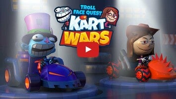 Gameplay video of Troll Face Quest - Kart Wars 1