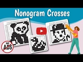 Gameplay video of Cross-a-Pix: Nonogram Crosses 1
