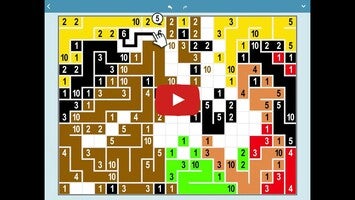 Gameplay video of Link-a-Pix: Nonogram Links 1