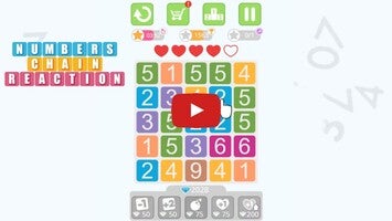 Video gameplay Numbers chain reaction 1