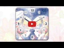 วิดีโอเกี่ยวกับ Analog clock Flowery kiss 1
