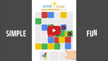 Gameplay video of Mapdoku : Match Color Blocks 1