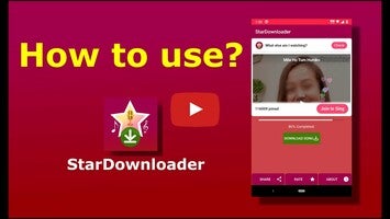 Видео про StarDownloader: for StarMaker 1