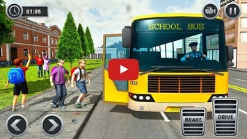 Gameplay video of School Bus Coach Driver Games 1