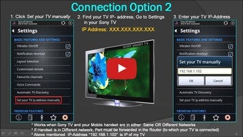 Vidéo au sujet deSony TV télécommande1
