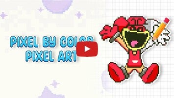 Gameplay video of Pixel by Color: Pixel Art 1