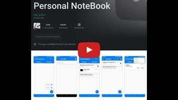 Video about Personal NoteBook 1