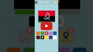 Gameplay video of Guess The Flag's Color 1