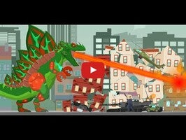 วิดีโอการเล่นเกมของ Hybrid Titan Rex: City Rampage 1
