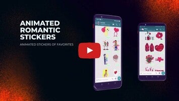 Video about WASticker -Animated Love 1