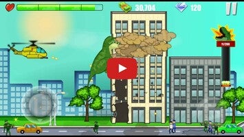 Gameplay video of Jurassic Dinosaur City Rampage 1