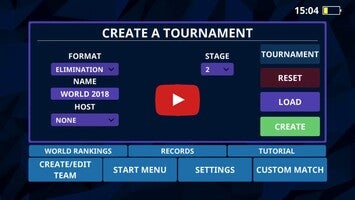 Gameplay video of International Football Sim 1