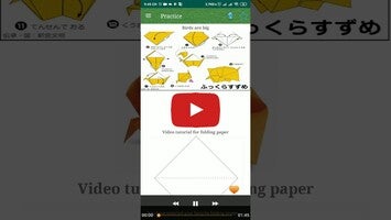 Video über Origami paper art 1