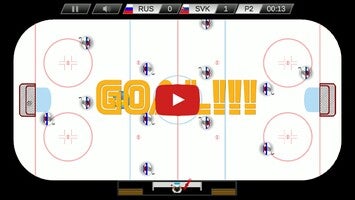 Video gameplay Table hockey fever 2 IIHF Championship Timekiller 1
