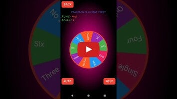 Video gameplay Spin Cricket 1