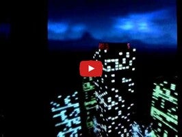 Video about 3D Night City Clock 1