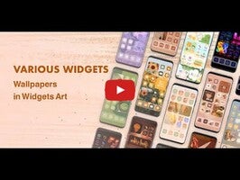 Vidéo au sujet deWidgets Art - Wallpaper, Theme1
