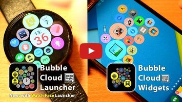 Video über Bubble Cloud Widgets + Wear Launcher 1