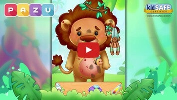 Gameplay video of Jungle Animal Kids Care Games 1