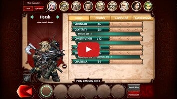 Vídeo de gameplay de Pathfinder Adventures 1