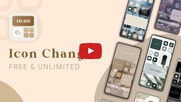 Themes, Widgets & Icon changer1動画について