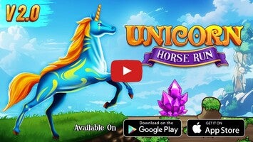 Gameplay video of Unicorn Dash 1