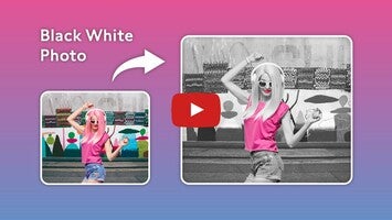Video about Black White Photo Background 1