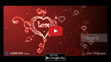 วิดีโอเกี่ยวกับ Hearts Lite Live Wallpaper 1