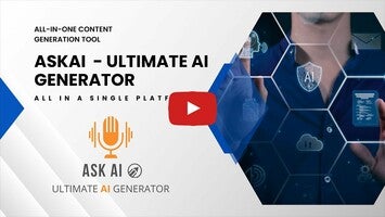 Vidéo au sujet deAskAI Ultimate AI Generator1