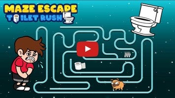 طريقة لعب الفيديو الخاصة ب Maze Escape Toilet Rush1
