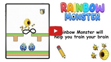 Video gameplay Rainbow Monster: Draw To Save 1