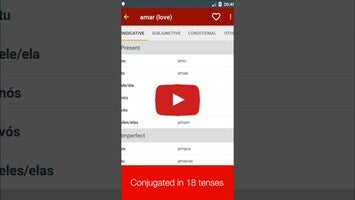 Video about Portuguese Verb Conjugator 1