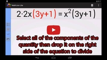 Video about MathLion Lite 1