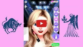 Video gameplay Fashion Dress Up & Makeup Game 1