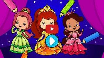 Vidéo de jeu dePrincess Coloring Book Games1