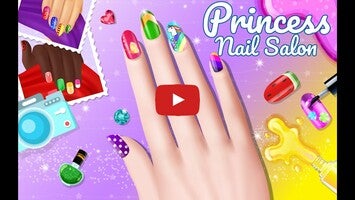 Video gameplay Nail Salon Game Girls Nail art 1