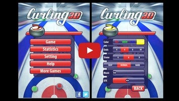 Gameplay video of Curling3D 1