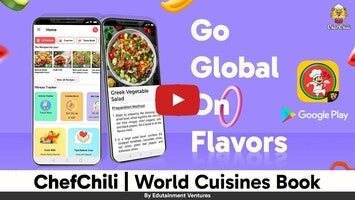 Video about ChefChili: World Cuisines Book 1
