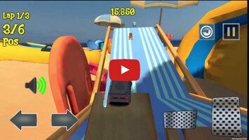 วิดีโอการเล่นเกมของ Mini Toy Car Racing Rush Game 1