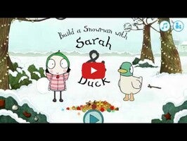 Video gameplay Sarah & Duck: Build a Snowman 1