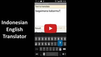 วิดีโอเกี่ยวกับ Indonesian Translator 1