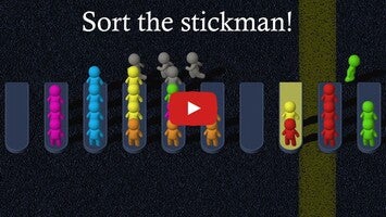 Gameplay video of Sort Puzzle-stickman games 1
